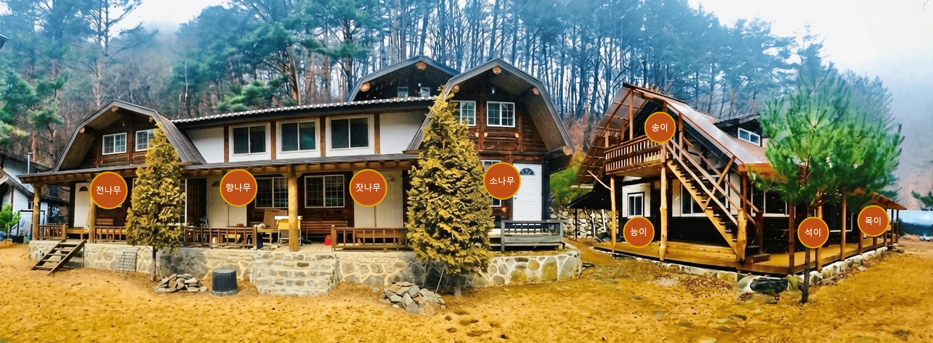 펜션 배치도